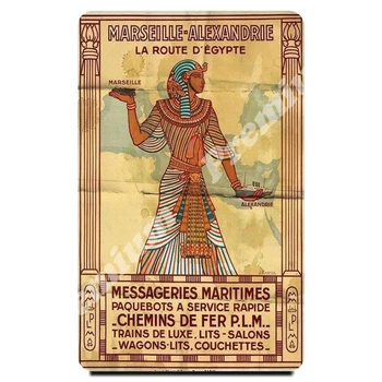 Egipto recuerdo imán turístico vintage poster