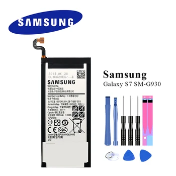 Original de la Batería EB-BG930ABE Para Samsung GALAXY S7 SM-G9300 G930F G930A G930L G9308 G930V SM-G930L SM-G930P 3000mAh