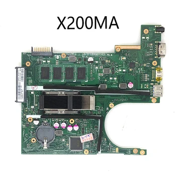 X200MA Placa base con N2830/N2840 4GB de RAM Para ASUS K200MA F200MA X200MA de la Placa base del ordenador portátil X200MA Placa base