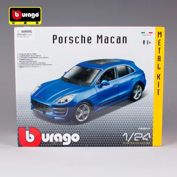 Bburago 1:24 Porsche Macan SUV Coche Montado versión DIY Diecast Modelo de Coche de Juguete juguetes para Adultos colector de Nuevo En la Caja de Envío Gratis
