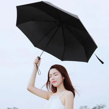 Xiaomi youpin Mi LSD Paraguas Repelente de Agua de Nivel 4 UV protector solar Es Fuerte y Resistente al Viento, Tres Colores de Mi casa Paraguas