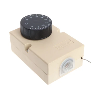 AC220V 0-40 grados Celsius de Temperatura Interruptor Capilar del Termostato Controlador w caja resistente al agua L69A