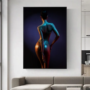 Las mujeres del Cuerpo de Arte Pintura al Óleo sobre Lienzo Sexy Desnudos Arte de Pared de Afiches Impresiones de Imágenes de la Pared para el Dormitorio Casa Cuadros de la Pared Decoración