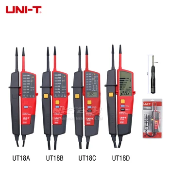 UNIDAD UT18D UT18C UT18B UT18A AC DC Voltaje Metros Detector de Metal de la Pluma, Probador de Continuidad Voltímetro Digital On-Off RCD Prueba IP65