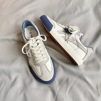 Mazefeng de la Marca de los Hombres Zapatos de Lona de 2020 de la Moda del Color Sólido de los Hombres Vulcanizado Zapatos con cordones Blanco Zapatos Casuales de los Hombres Zapatillas de deporte de Tamaño 39-44
