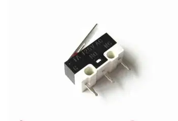 100PCS 3 patillas 13.5 mm Micro Interruptor de Botón pulsador 1A 125V AC Ratón Interruptor del Tacto, Interruptor de Nueva Original