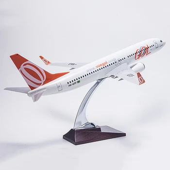 40cm 737 B737 GOL de Brasil airlines VOEGOL escala 1/100 avión de juguetes de modelos de aviones fundido a presión con resina plano de regalos para niños