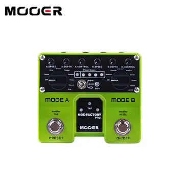 Mooer Mod Factory Pro 2 Independientes de procesamiento de módulos que contienen un total de 16 modulación de efectos de guitarra pedal