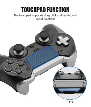 Inalámbrica Bluetooth Joystick De PS4 Controlador De mando de ps4 Consola De Playstation Dualshock 4 Mando de Ajuste Para PS3 PC