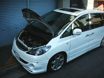 Amortiguador para el período 2000-2006 Toyota ESTIMA ACR30 Mini Van Frontal del Capó Capó Modificar Gas Puntales de Elevación de Apoyo de Choque Absorbedor de Accesorios