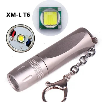 T6 XML 1000lm Mini Linterna Potente Portátil de Camping Luz de la Antorcha Linterna Táctica Impermeable Linterna, Linterna de Bolsillo