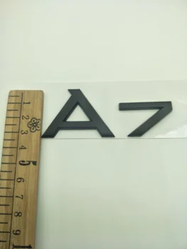 Mate Emblema de Audi A7 de Cuatro Ruedas motrices Maletero del Coche Logo Insignia de la etiqueta Engomada