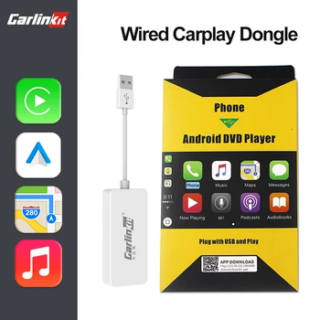 LoadKey & Carlinkit Android Auto Apple CarPlay Dongle USB con Cable Plug and Play Para Reformar Android Jugador de la Navegación de Enlace Inteligente Cuadro