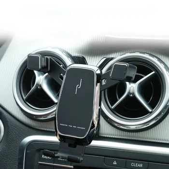 Coche Teléfono Móvil del Soporte de la salida de Aire de Montaje de la Gravedad de la Llamada de Teléfono de soporte para Benz GLA X156 Accesorios 2013-2020