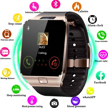 FXM Digital de los Hombres Reloj Inteligente Reloj de los Hombres de las Mujeres del Reloj de Android Bluetooth del Reloj Con la Llamada Música Fotografía SIM de T Tarjeta de reloj Inteligente