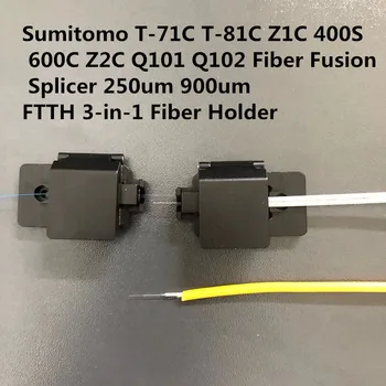 3 en 1 Sumitomo empalmadora de fibra de T-81C T-600C Z1C T-Q101 T-82C T-71C T-71 QUATERDECIES 400S fibra titular 250um,FTTH / 900um de fibra de titular