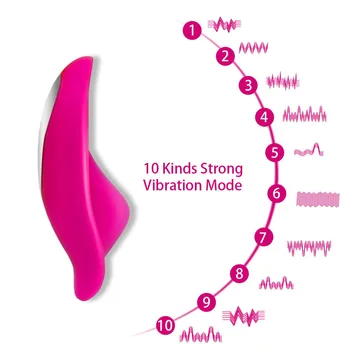 Tranquilo Panty Vibrador Control Remoto Inalámbrico Portátil Estimulador de Clítoris Invisible Huevo Vibrador juguetes Sexuales para la Mujer de la vagina de la tienda