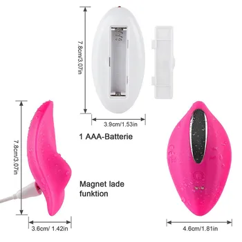 Tranquilo Panty Vibrador Control Remoto Inalámbrico Portátil Estimulador de Clítoris Invisible Huevo Vibrador juguetes Sexuales para la Mujer de la vagina de la tienda