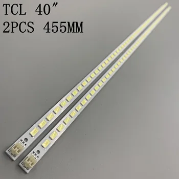 2piece PARA TCL TV LCD de la retroiluminación LED L40F3200B Artículo de la lámpara LJ64-03029A 2011SGS40 5630 60 H1 REV1.1 1piece=60LED 455 MM es NUEVO