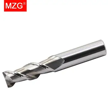 MZG Alargar 2 Flauta de Corte HRC55 Router del CNC de Aluminio de Procesamiento de Cobre de Tungsteno de Acero Sprial Poco Fresa de ranurar