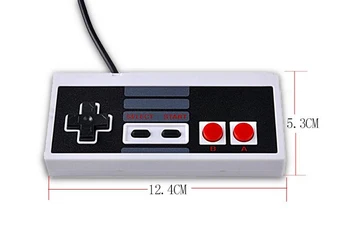Clásico Juego de Accesorios Retro con Cable USB Controlador de juegos de Gamepad Para NES del Juego en PC, Mac Portátil Joypad AB el Botón de Joystick