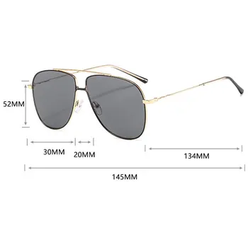 2020 Nuevas Irregular de Gafas de sol de las Mujeres de gran tamaño de la Marca de diseño de Moda de Metal Marco Grande al aire libre Gradiente de Gafas de Sol UV400