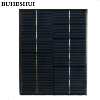 BUHESHUI 6W 5.2 W 4.2 W 3W 2W 6V Panel Solar de la Célula Solar del Módulo de BRICOLAJE Panel Solar Sistema de Batería Cargador de la Educación