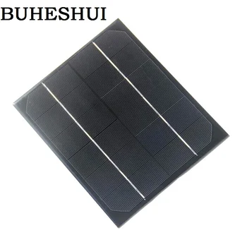 BUHESHUI 6W 5.2 W 4.2 W 3W 2W 6V Panel Solar de la Célula Solar del Módulo de BRICOLAJE Panel Solar Sistema de Batería Cargador de la Educación