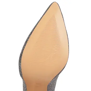 Las mujeres Muslo Botas Altas de 10cm de Alto Tacón de Leopardo Tramo Calcetín Slip-on, Botas de Invierno de mujer Sexy Sobre La Rodilla Pelador de Zapatos