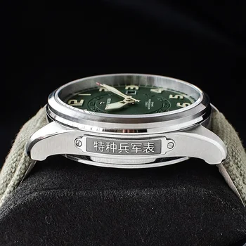 Orologio Uomo Lusso Nh35 de los Hombres Reloj Mecánico Automático de los Hombres BlueWristwatch Impermeable Buzos Movimiento de Reloj de Zafiro Relojes