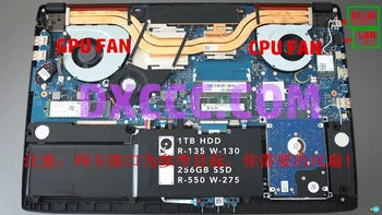 FCN FJ9U / FJ9T PARA ASUS ROG Strix GL702VM CPU & GPU VENTILADOR de REFRIGERACIÓN