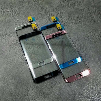 Super Alta Calidad de la Pantalla Frontal de Cristal + Panel Táctil para Samsung Galaxy S7 Borde G935 Pantalla LCD de Reparación Roto Galss Reemplazo