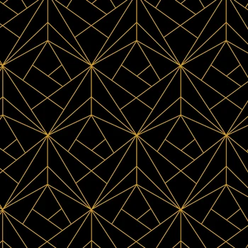 7.5/8/10 PIES en Blanco y Negro de Oro de la línea de la geometría 3D de la Impresión de la Almohada de Telón de fondo con Bastidor para la fotografía de fondo y Parte