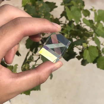 Prisma De Seis Caras Luz Brillante Combinar Cubo Prisma Vidrieras De La Viga De La División De Prisma Óptico Experimento Instrumento De Personalización