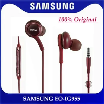 Original SAMSUNG IG955 Auriculares de 3,5 mm En la oreja con Cable de Micrófono de los Auriculares para Samsung s10 s9 s8 S7 S6 S5 S4 smartphone