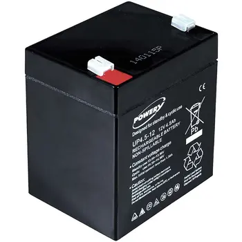 Powery batería de GEL compatible con FIAMM modelo FG20451 12V 4,5 Ah