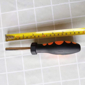 1pc 190mm Extra Larga Extraíble Mango del Destornillador De 1/4 de pulgada de 6.35 mm Mango Bits de Hogar Herramientas de Mano destornillador