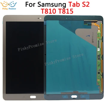 Nueva Pantalla LCD Digitalizador de Pantalla Táctil, Sensores de Montaje del Panel de Reemplazo Para Samsung GALAXY Tab S2 de 9,7 Pulgadas T810 T815