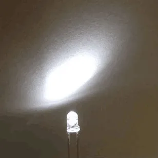 1000 pcs de 3 mm LED BLANCO Transparente el Agua Clara de la Ronda led de 3mm Blanco Frío 3V de Diodo Emisor de Luz de la Lámpara