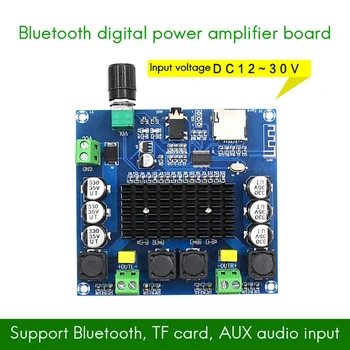 TDA7498 2X100W de Alta Potencia de Canal Dual de Bluetooth Digital de Audio Amplificador de Potencia de la Junta Apoya a AUXILIAR a Bordo de un Potenciómetro