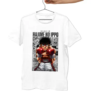 Hajime No Ippo Camiseta Del Más Fuerte Boxeador Ippo T-Shirt De Funny Beach Camiseta Algodón Impreso Camiseta