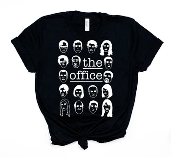 La Oficina Caras camiseta de Michael Scott Camisa de Dwight Schrute Granjas de La Oficina de Inspiración Camiseta Divertida Camisetas de Dwight