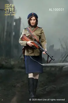En Stock 1/6 de la Línea de Alerta de la segunda guerra mundial AL100031 ejército Soviético Mujeres Soldado de la Figura de Acción Modelo de Juguete