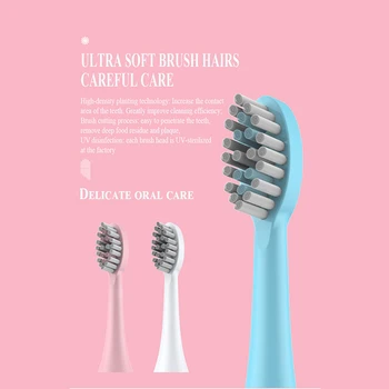 1Pcs Moda Conveniente Impermeable Ultrasónico Eléctrico Cepillo de dientes Higiene Bucal Cepillos de Limpieza