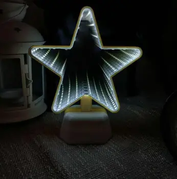 Diseñador creativo de LED cadena de luz de la lámpara de la mesa de regalo de cumpleaños de dormitorio lámpara de la mesita