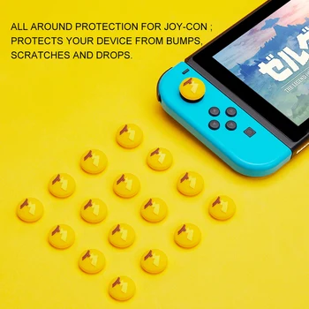4Pcs para Nintendo Interruptor de Alegría Con Tapa Caso JoyCon Joystick Cap Diferentes Interruptor Lite NX NS Animal Crossing Pulgar Palo Apretones de Cubierta