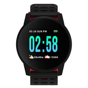 KY108 Reloj Inteligente IP67 de la Presión Arterial Monitor de Ritmo Cardíaco del Deporte de la Pulsera de Fitness Tracker Podómetro Smartwatch Android IOS pk B57
