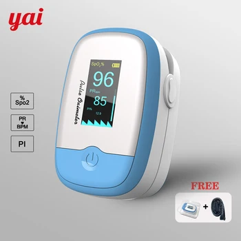 Yai Digital de la yema del Dedo Oxímetro de Pulso de la Sangre de la Saturación de Oxígeno SPO2 Monitor de Ritmo Cardíaco Oxymeter Pulsioximetro Oximetros De Dedo
