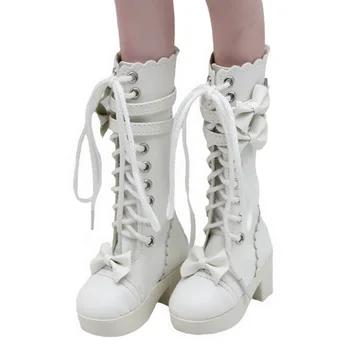 60cm BJD Zapatos de Muñeca 1/3 de la Muñeca con Botas de Tacón Alto de la Moda de la Princesa de los Zapatos de Vestir zapatos de Tacón Alto de la Muñeca Accesorios de Juguetes para Niñas