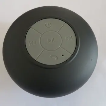Mini Wireless Bluetooth Altavoz Manos Libres Impermeable Del Coche De Baño De La Oficina A La Playa Estéreo Con Subwoofer De Música Altavoz Con Succión